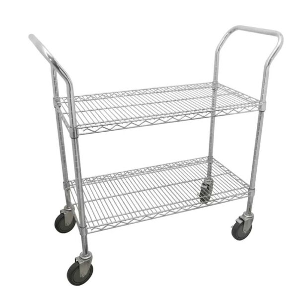 Carro utilitario de alambre 2niveles 36" x 24"