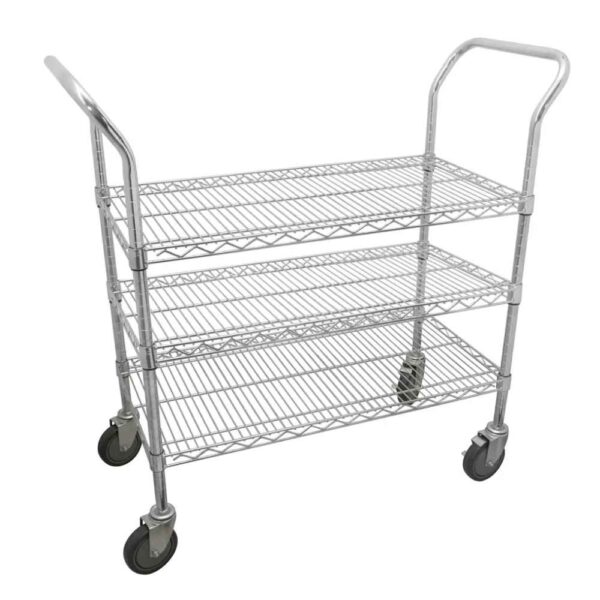 Carro utilitario de alambre 3niveles 24" x 18"