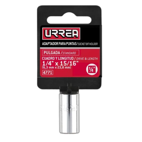 Dado adaptador para puntas cuadro de 1/4" - Imagen 2