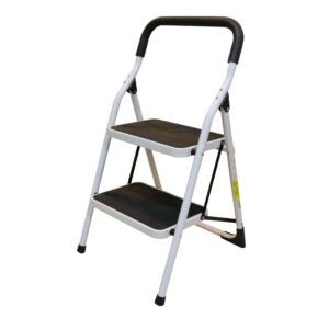 Escalera plegables tipo taburete de acero con 2 peldaños Surtek