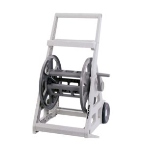 Porta manguera con ruedas, capacidad de 75 m Surtek