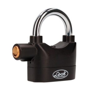 Candado con alarma de doble cerrojo 70 mm, llave de puntos Lock