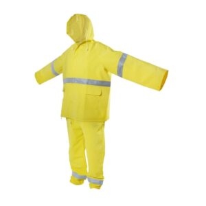 Traje impermeable con cintas reflejantes M, 2 piezas Surtek