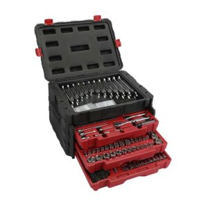 Juego combinado de herramienta para mecánico 450 piezas, con caja plástica de 3 gavetas Urrea