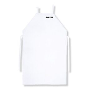 Mandil de PVC dieléctrico color blanco, 1.10 m Surtek