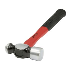 Martillo de bola maquinado con mango de fibra de vidrio largo de 13", 8 oz Urrea