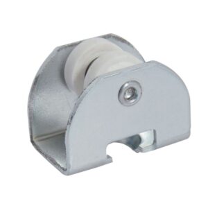 Juego de carretillas riel TT 2 baleros para clóset, galvanizada Lock