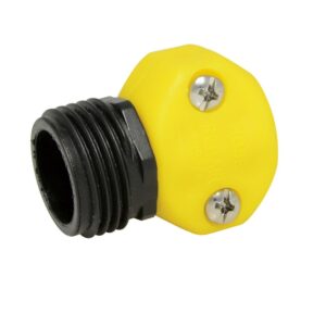 Conector para manguera de riego plastico, 1/2" macho Surtek