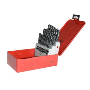 Juego de brocas negras de acero de alta velocidad zanco recto, 29 piezas Urrea