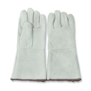 Guantes de carnaza con refuerzo en palma y puño largo unitalla Surtek