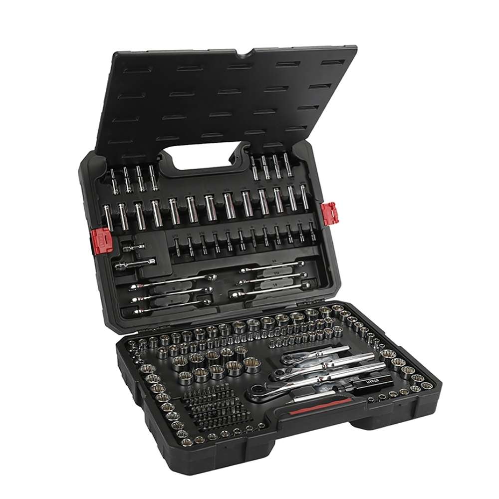 Juego combinado de herramienta para mecánico 230 piezas, con maletín plástico Urrea