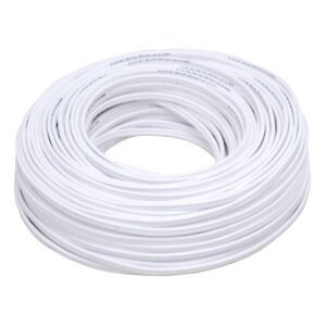 Cable eléctrico POT 2 x 14, 100 m color blanco Surtek