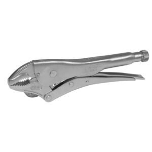 Pinza de presión de 10" quijada curva con corta alambre Urrea