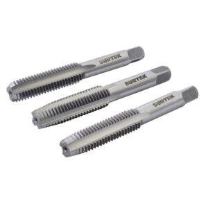 Juego de machuelos de acero al carbón M4 x 0.7, 3 piezas Surtek