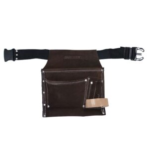 Portaherramientas de carnaza con cinturón, 3 bolsillos Surtek