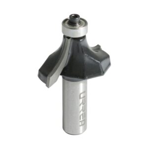 Broca para router de acero redondeadora con balero 1-1/2" zanco de 1/4" Urrea