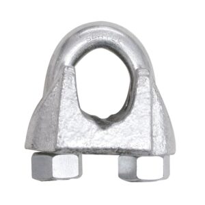 Perro de hierro maleable para cable de acero 3/8" Surtek