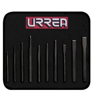 Juego de punzones y cinceles, 10 piezas Urrea