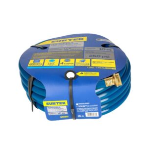 Manguera para jardín contractor con conector metálico 1/2", 15 m Surtek