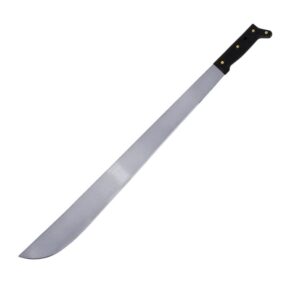 Machete troquelado con mango negro recto 16" Surtek