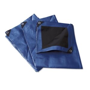 Lona de polietileno reforzada color azul, 3 x 4 m Surtek