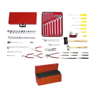 Juego básico industrial en pulgadas 72 piezas, con caja D7 Urrea