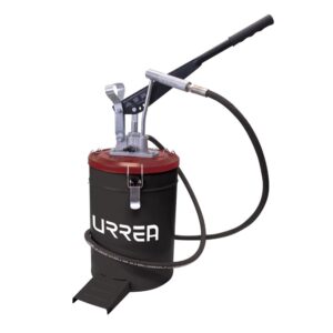 Inyector de grasa con cubeta de presión variable de 10 kg, 4,000 PSI Urrea
