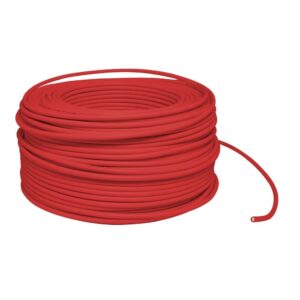 Cable eléctrico THW calibre 12, 100 m color rojo Surtek