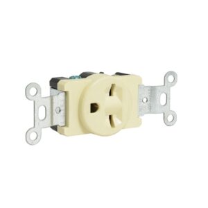 Contacto sencillo tipo cara de chino, línea estándar, color marfil Surtek