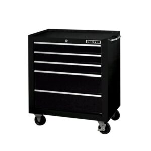 Gabinete móvil con 5 gavetas color negro 27" Surtek