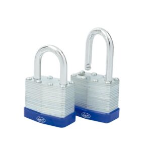 Juego de candados laminados 40 mm, llave estándar, 2 piezas Lock
