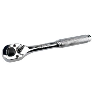 Matraca triple cuadro, cabeza tipo pera, para dados cuadro de 1/4", 3/8", y 1/2" Surtek
