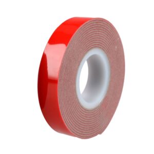 Cinta gris doble cara 12 mm  x 2 m en blíster Surtek