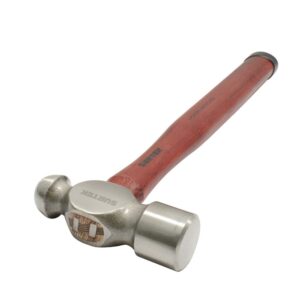 Martillo de bola pulido con mango de madera de 13", 8 oz Surtek
