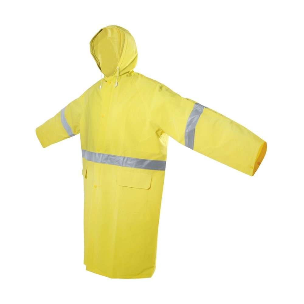 Gabardina impermeable con cintas reflejantes EG Surtek
