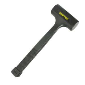 Mazo de golpe seco de una sola pieza con mango antiderrapante de 12", 24 oz Surtek
