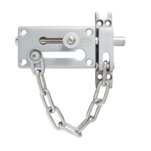 Pasador de sobreponer de cadena níquel satinado Lock