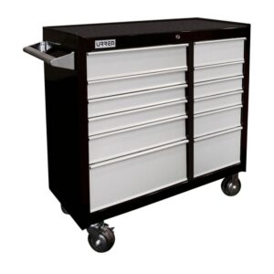 Gabinete móvil 12 gavetas color negro serie H 41" Urrea
