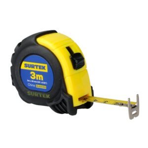 Flexómetro con carcasa anti-impacto 3 m x 5/8" Surtek