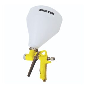 Pistola para pintar texturizados con alimentacion de gravedad, capacidad 5000 ml, 72 PSI Surtek