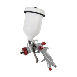 Pistola para pintar con alimentación de gravedad, capacidad 600 ml, 36 PSI Urrea