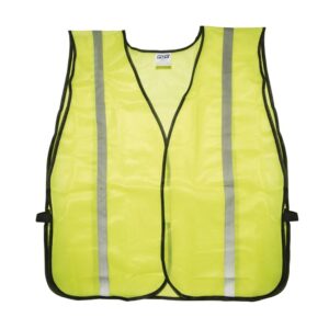 Chaleco de seguridad de malla de poliéster de alta visibilidad amarillo unitalla Foy