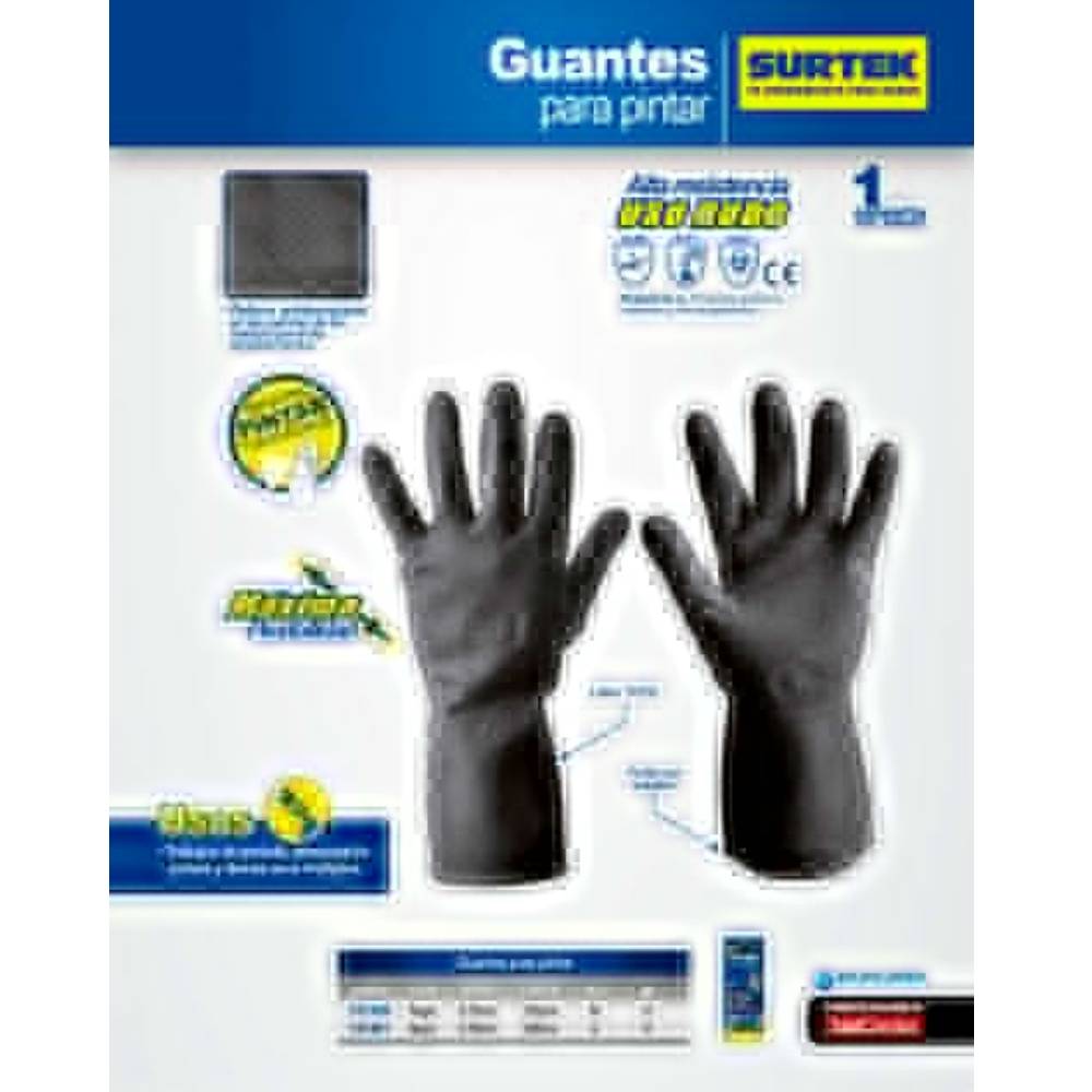 Guantes de látex para pintor M Surtek - Imagen 2