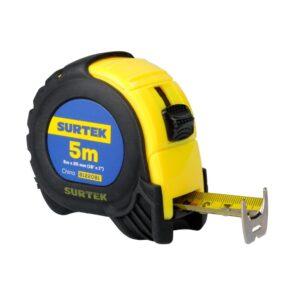 Flexómetro con carcasa anti-impacto 5 m x 1" Surtek