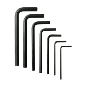 Juego de llaves hexagonales tipo "L", en pulgadas, 7 piezas en blíster Urrea