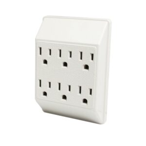 Multicontacto aterrizado 6 entradas Surtek