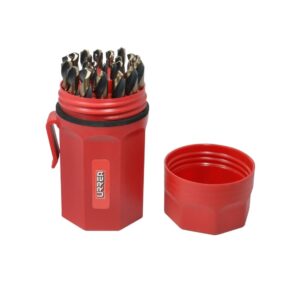 Juego de brocas premium de acero de alta velocidad zanco 3 planos, 29 piezas Urrea