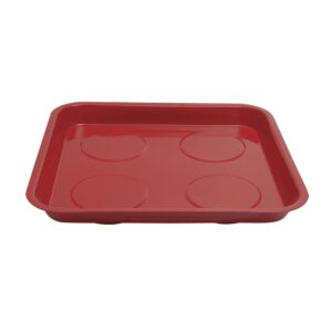 Charola magnética con cubierta de pintura electrostática, rectangular 28 cm x 30 cm Urrea