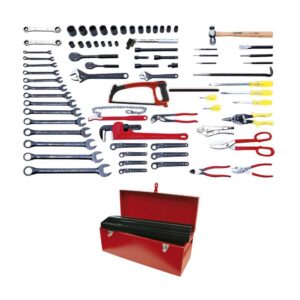 Juego industrial para mantenimiento de ferrocarril en pulgadas, 78 piezas con caja D7 Urrea