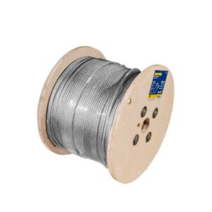 Cable de acero con guardacabo 3/8" x 457 m construcción de 7 x 19 Surtek